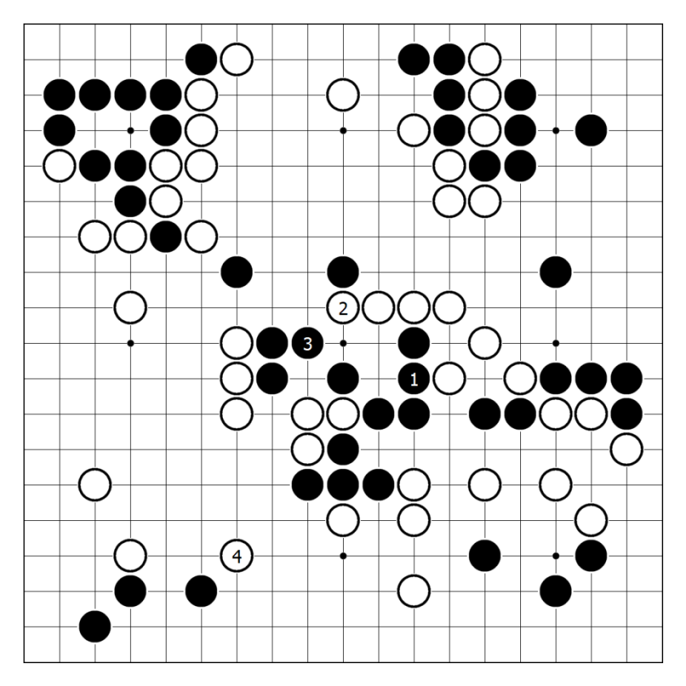 本图白棋有